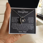 To My Daughter - I'm Not Far Only Quiet - Necklace