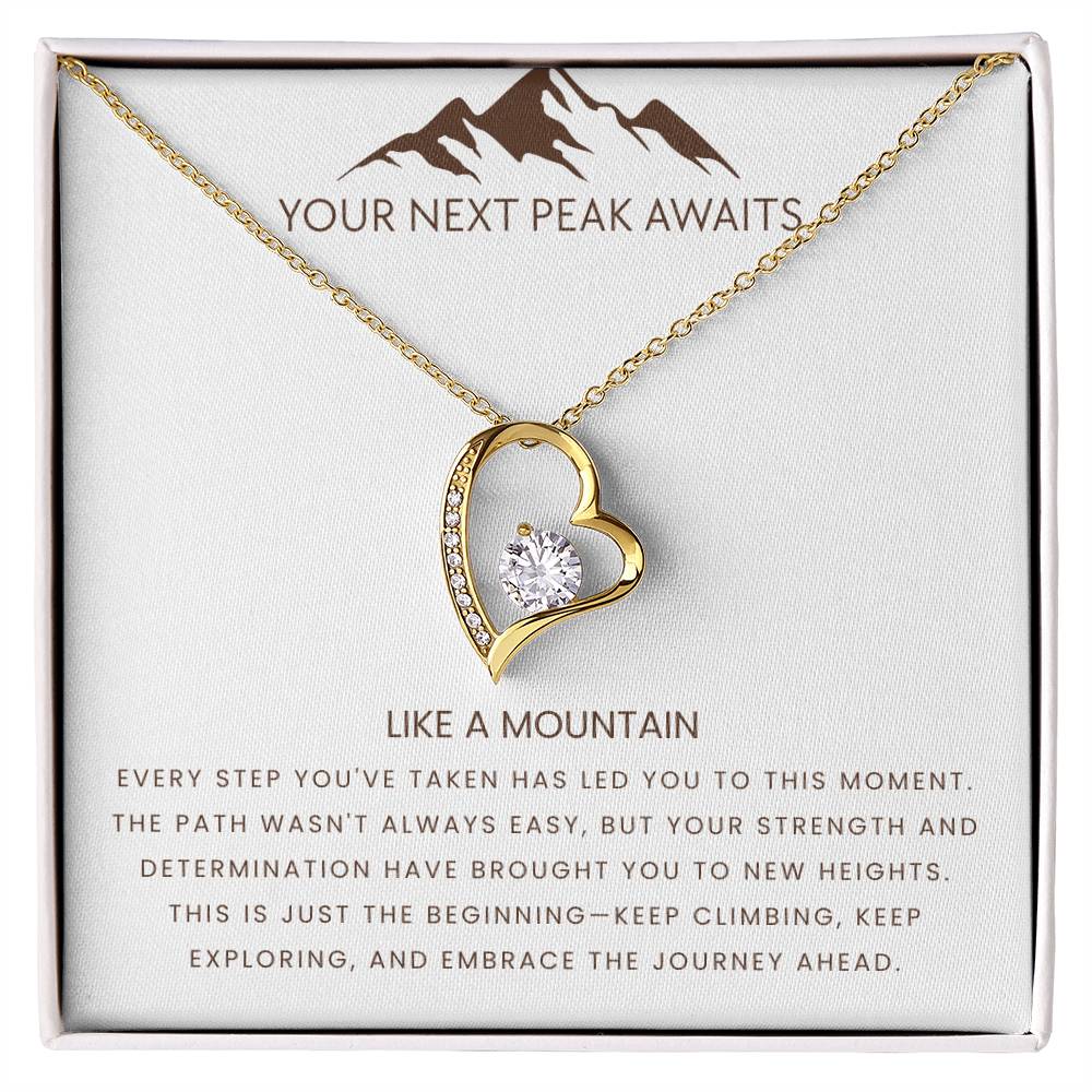 Graduation Gifts for Her - Your Next Peak Awaits - Necklace
