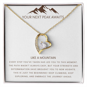 Graduation Gifts for Her - Your Next Peak Awaits - Necklace