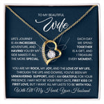To My Wife - You Are My Rock, My Joy, And The Love of My Life - Necklace