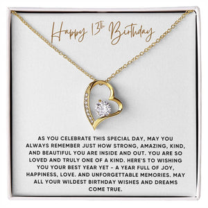 Happy 13th Birthday Gift for Her - Necklace