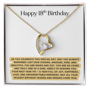 Happy 18th Birthday Gift for Her - Necklace