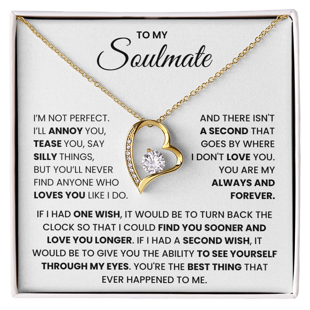 Luxoz | To My Soulmate Gift Set Necklace | Lux222
