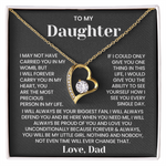 To My Daughter - You Are The Most Precious Person in My Life - Necklace