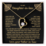 To My Daughter In Law - You Will Always Have A Place In My Heart - Necklace