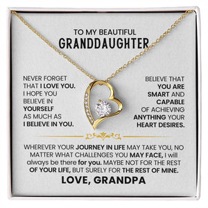 To My Beautiful Granddaughter - Always know you are loved