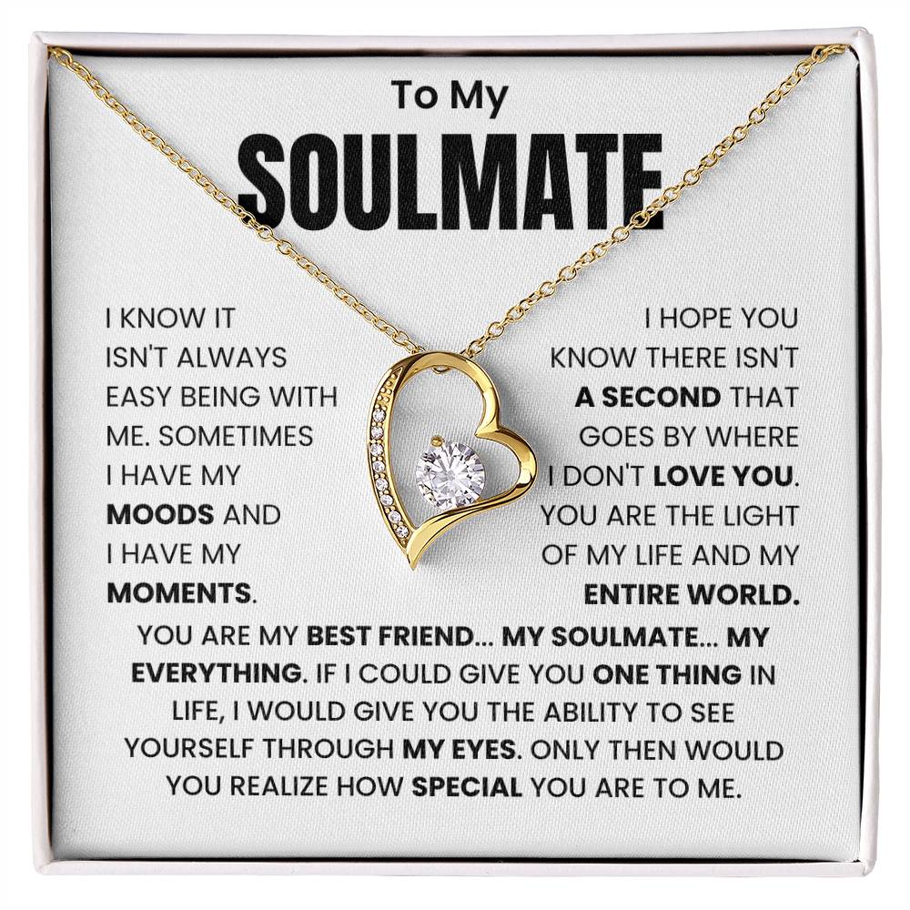 To My Soulmate - You Are My Best Friend, My Soulmate - Necklace