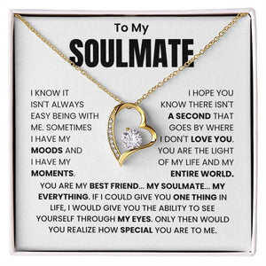 To My Soulmate - You Are My Best Friend, My Soulmate - Necklace