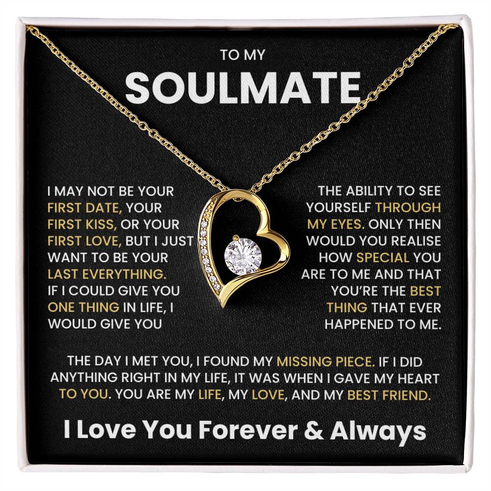 To My Soulmate Necklace – Jewellery Gifts Set for Soulmate