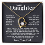 To My Daughter - I'll Carry You in My Heart - Beautiful Gift Set From Dad - Lx002