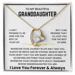 To My Granddaughter Necklace - Gift for Granddaughter