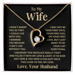 To My Wife Forever Love Necklace Gifts Set