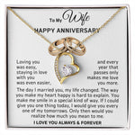 Romantic Anniversary Gift for Wife- Necklace