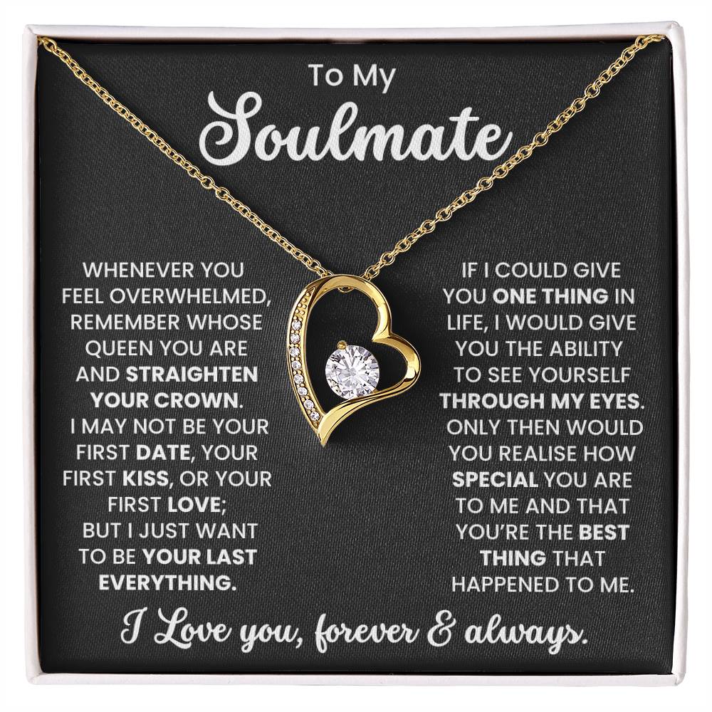 To My Soulmate Necklace – Elegant Jewellery Gift for Love