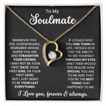 To My Soulmate Necklace – Elegant Jewellery Gift for Love