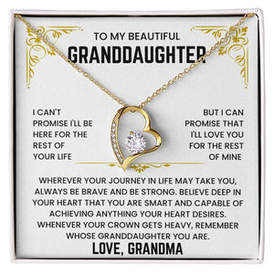 To My Granddaughter - Personalised Beautiful Gift Set
