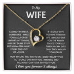 To My Wife Forever Love Necklace Gift Set - Lux321