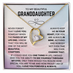 To My Beautiful Granddaughter - You Will Be One of The Most Beautiful Chapters - Necklace