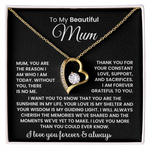 To My Beautiful Mum -  Necklace