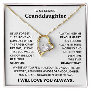 Granddaughter Love You Always Gift Set Lux003