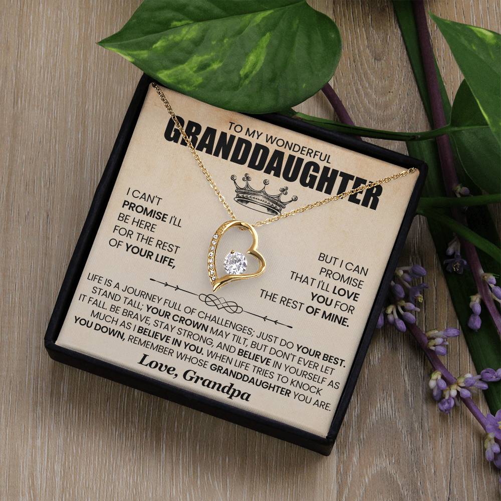 To My Wonderful Granddaughter – Endless love for you