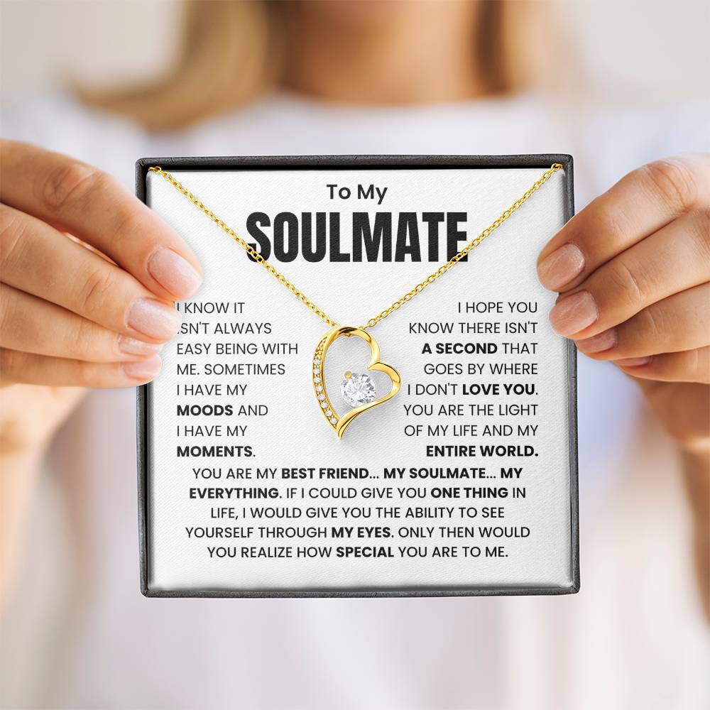 To My Soulmate - You Are My Best Friend, My Soulmate - Necklace
