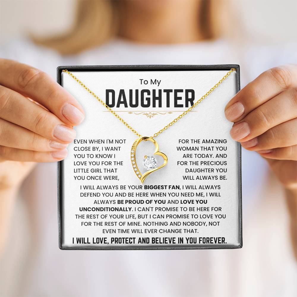 To My Daughter - I Will Always Be Your Biggest Fan - Necklace
