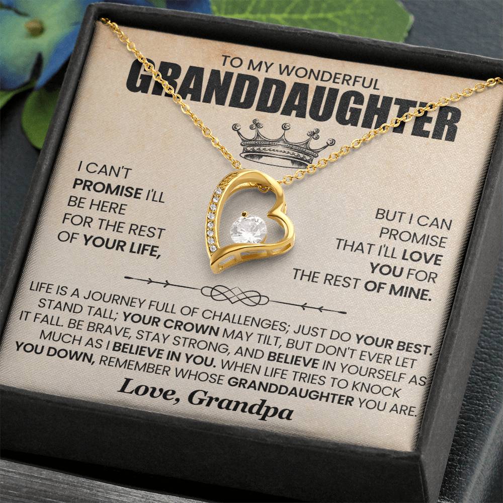To My Wonderful Granddaughter – Endless love for you