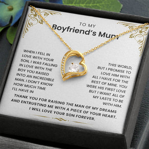 To My Boyfriend's Mum - Thank You for Raising The Man of My Dreams - Necklace