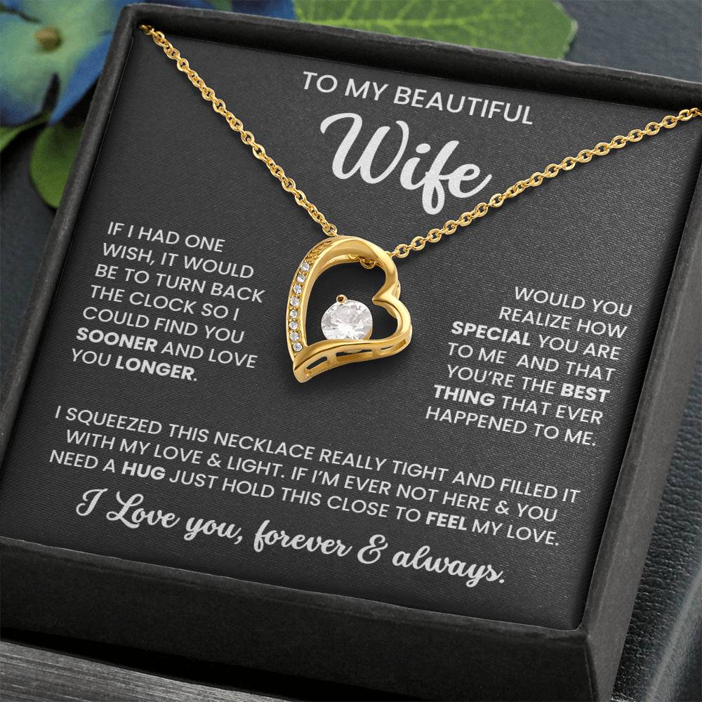 To My Beautiful Wife – Sentimental Jewellery Set | Meaningful Gift for Wife