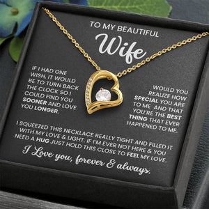 To My Beautiful Wife – Sentimental Jewellery Set | Meaningful Gift for Wife