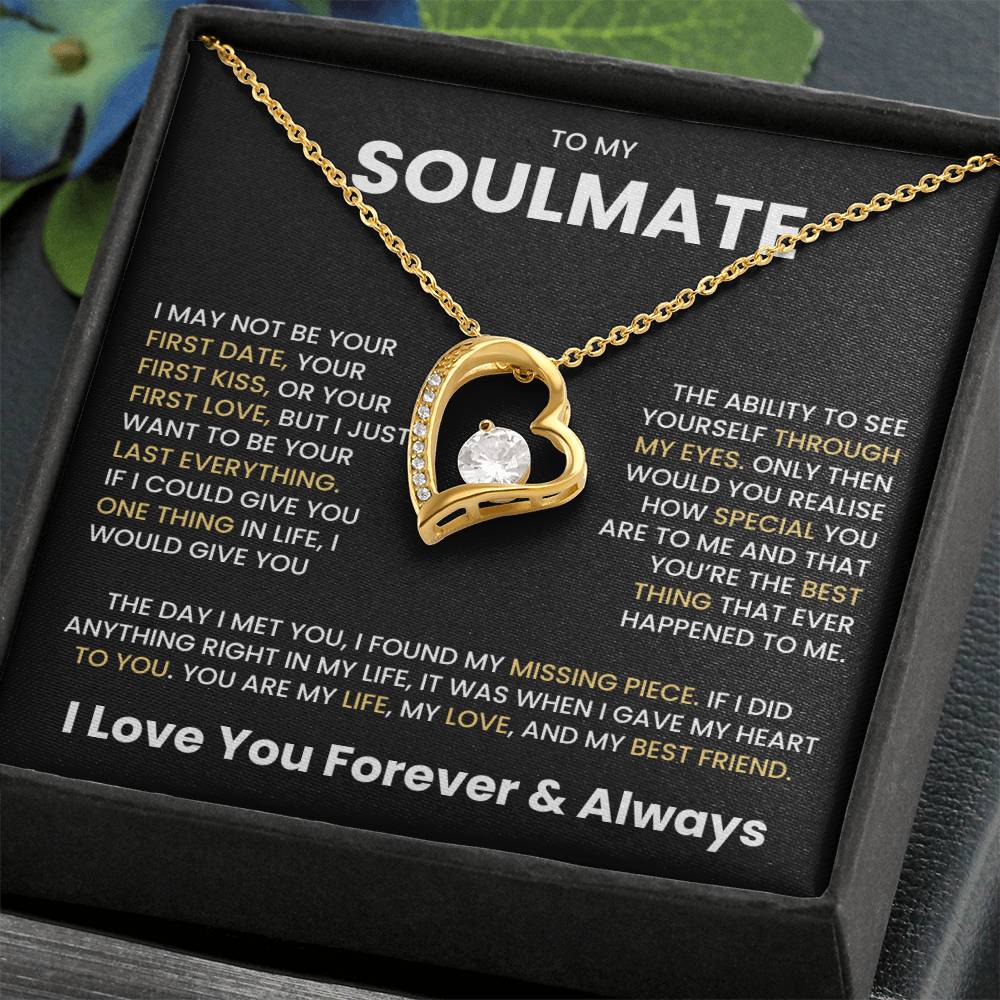 To My Soulmate Necklace – Jewellery Gifts Set for Soulmate
