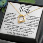 Happy Birthday Necklace Gift Set for Wife BDY01