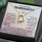 To My Beautiful Granddaughter - You Will Be One of The Most Beautiful Chapters - Necklace