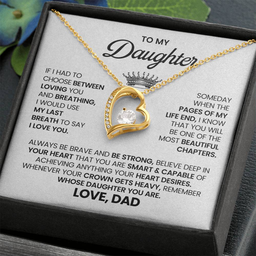 To My Daughter- You are my sunshine Necklace