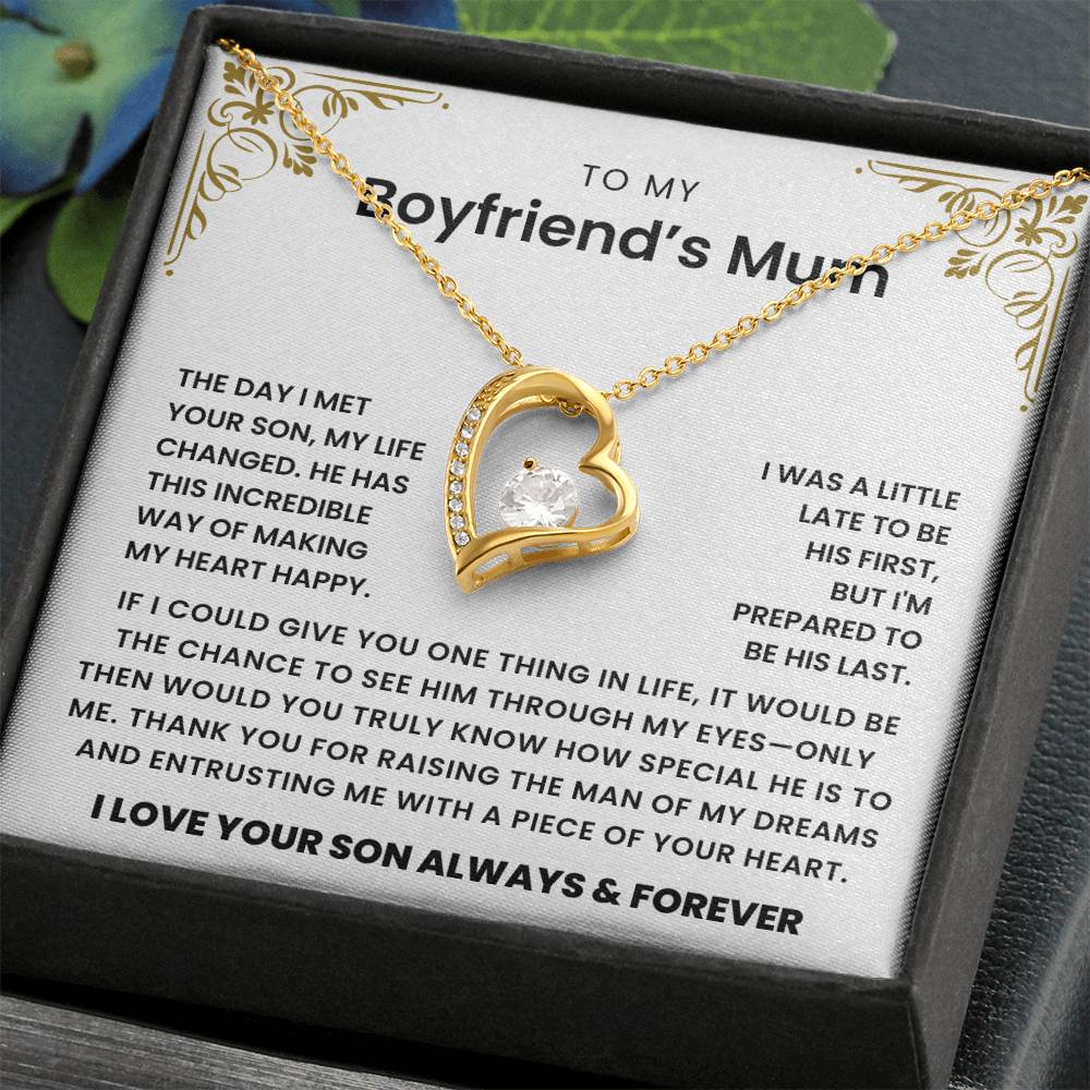 To My Boyfriend's Mum - I'm Prepared To Be His Last- Necklace