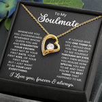 To My Soulmate Necklace – Elegant Jewellery Gift for Love