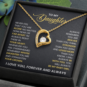 To My Daughter - With all my love Necklace