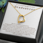Graduation Gifts for Her - We Are Incredibly Proud of You - Necklace