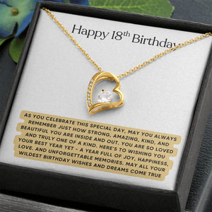 Happy 18th Birthday Gift for Her - Necklace