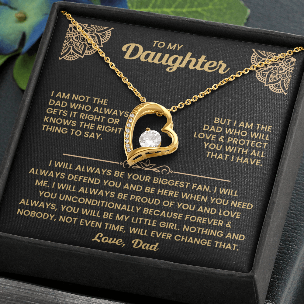 To My Daughter - I Will Always Be Your Biggest Fan - Necklace