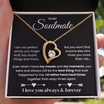 I Love You Always & Forever | Gift for Wife, Soulmate, Girlfriend - Necklace