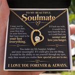 To My Beautiful Soulmate Gift Set Necklace Lux111