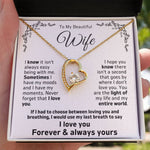 To My Wife - I Would Use My Last Breath To Say I Love You - Necklace
