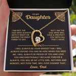 To My Daughter - I Will Love & Protect You - Necklace