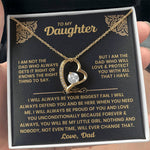 To My Daughter - I Will Love & Protect You - Necklace