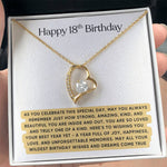 Happy 18th Birthday Gift for Her - Necklace
