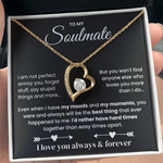 I Love You Always & Forever | Gift for Wife, Soulmate, Girlfriend - Necklace