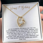 Happy 13th Birthday Gift for Her - Necklace