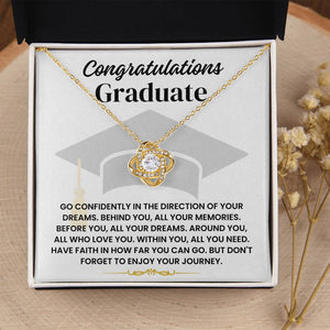 Congratulations - Graduate Necklace - All You Need - luxoz